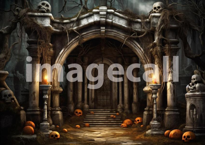 Enlarge A151 Ultimate Halloween Backdrops Bundle  114