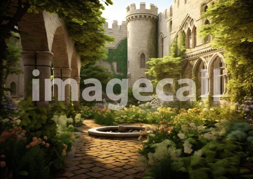 A162 Romantic Castle Garden   Landscape (1)