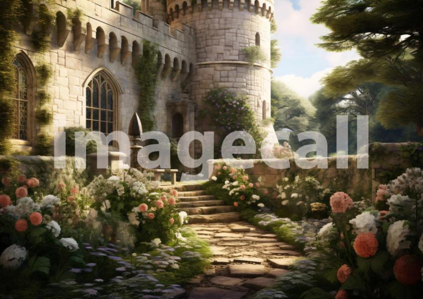 A162 Romantic Castle Garden   Landscape (2)