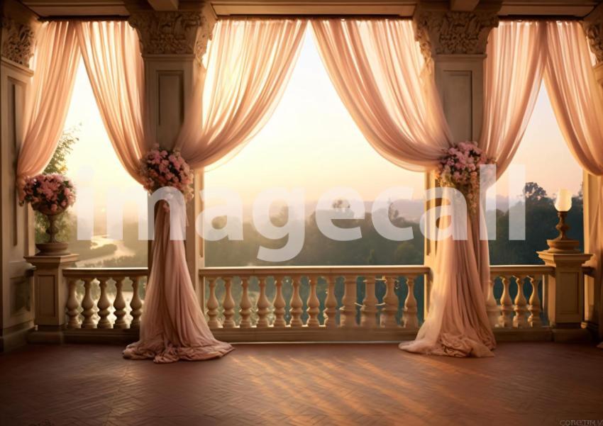 A164 Romantic Castle Balcony   Landscape (8)