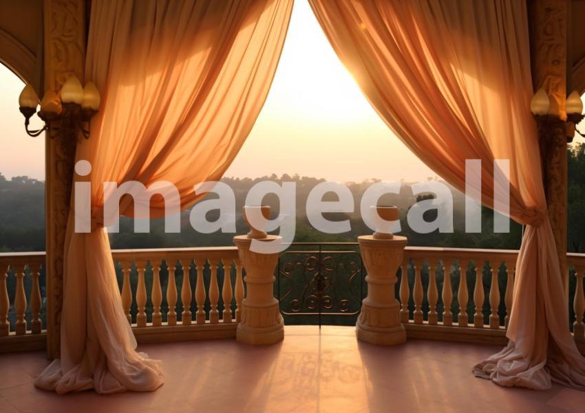 A164 Romantic Castle Balcony   Landscape (3)