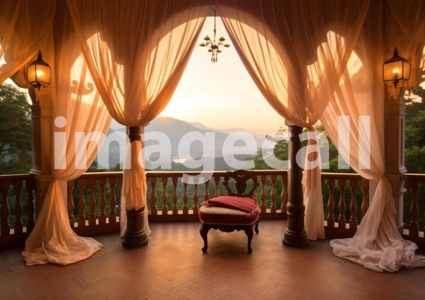 A164 Romantic Castle Balcony   Landscape (5)