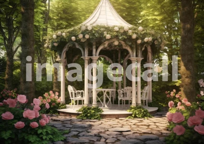 A174 Fantasy Garden Gazebo   Landscape (3)