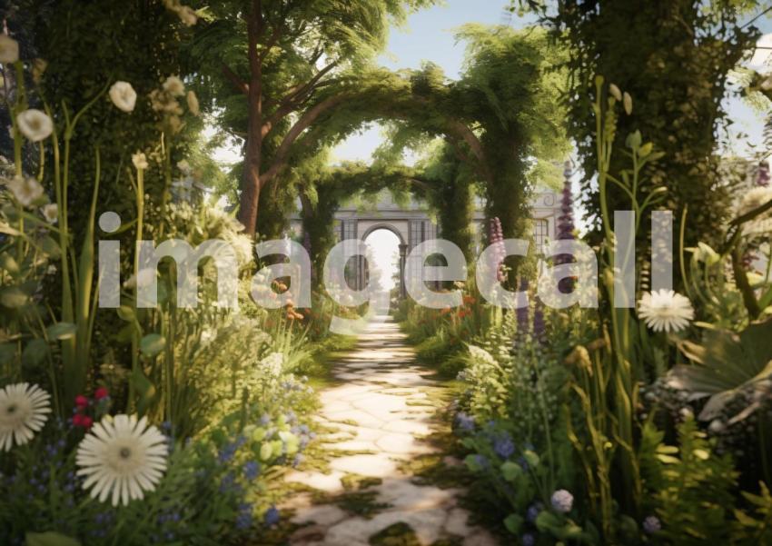 A160 Victorian Garden Path   Landscape (4)