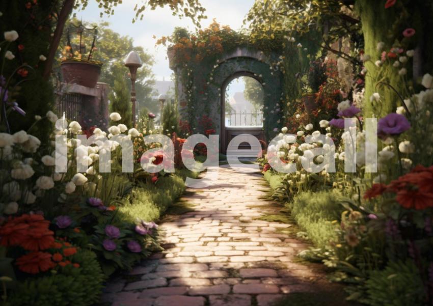 A160 Victorian Garden Path   Landscape (5)
