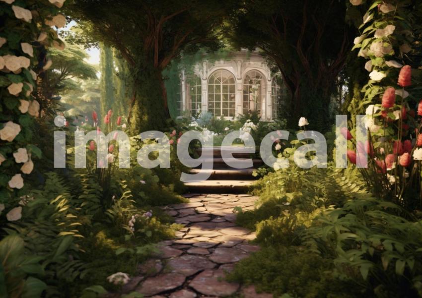 A160 Victorian Garden Path   Landscape (3)