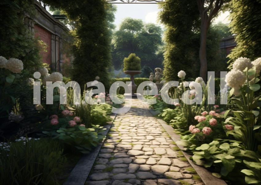 A160 Victorian Garden Path   Landscape (9)