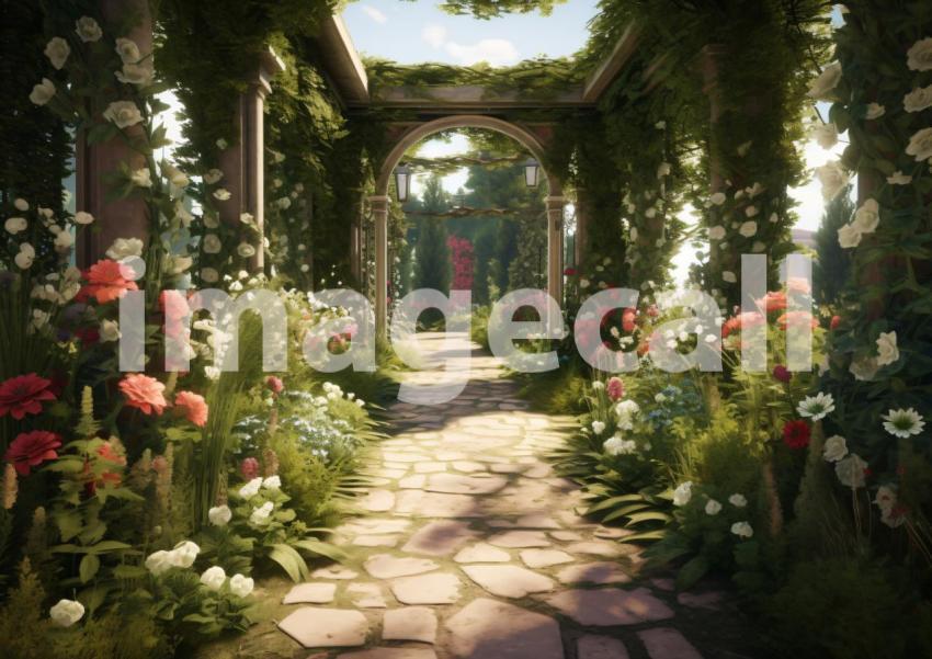 A160 Victorian Garden Path   Landscape (6)