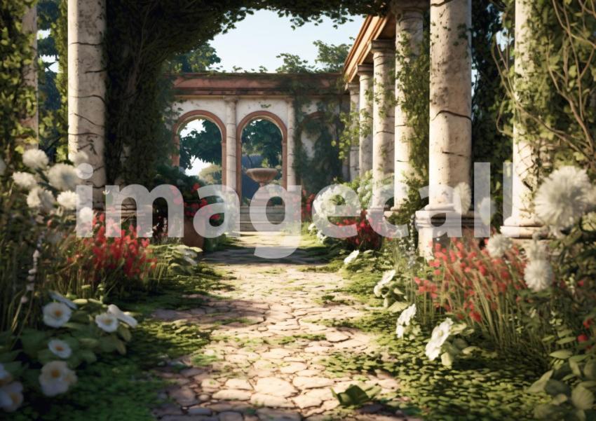 A160 Victorian Garden Path   Landscape (1)