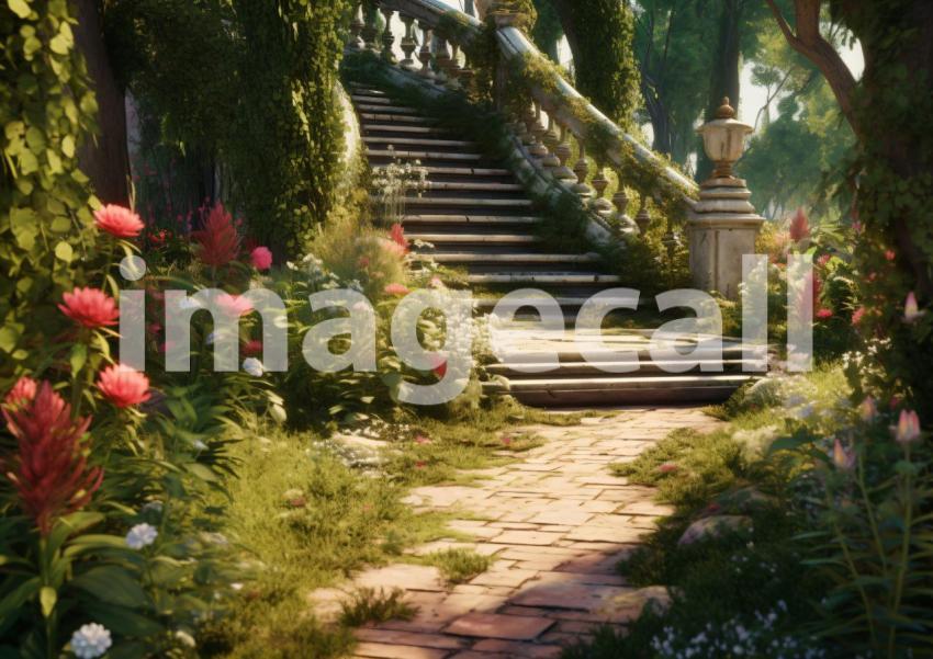 A160 Victorian Garden Path   Landscape (7)