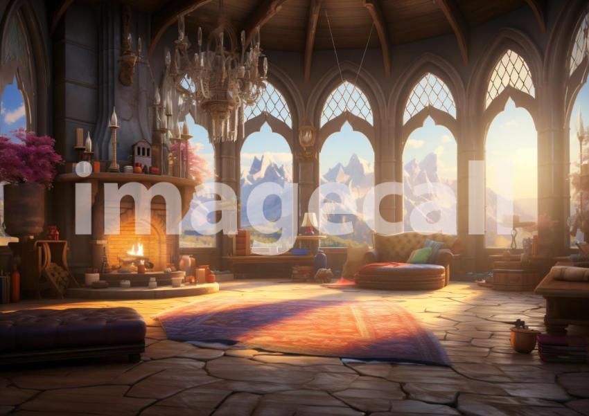 FN0005   Enchanted Lavender Castle (9)