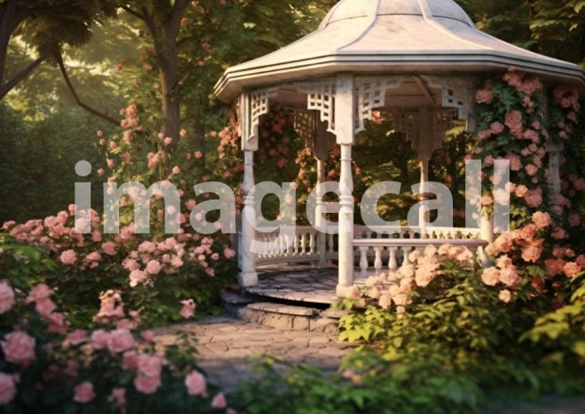 A174 Fantasy Garden Gazebo   Landscape (8)