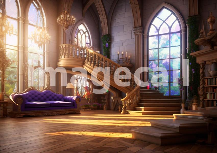 FN0005   Enchanted Lavender Castle (1)