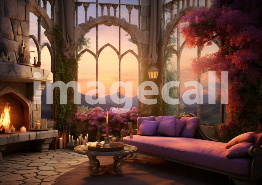 FN0005   Enchanted Lavender Castle (2)