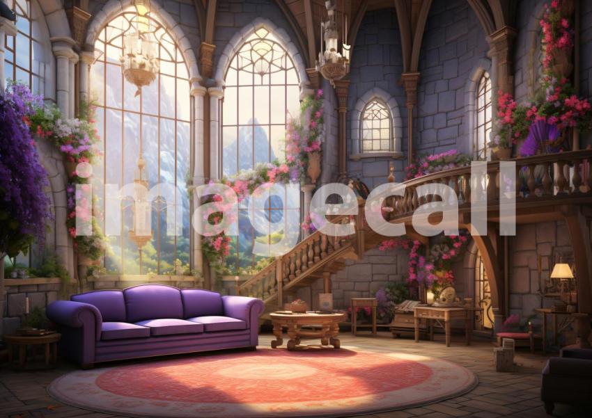 FN0005   Enchanted Lavender Castle (10)