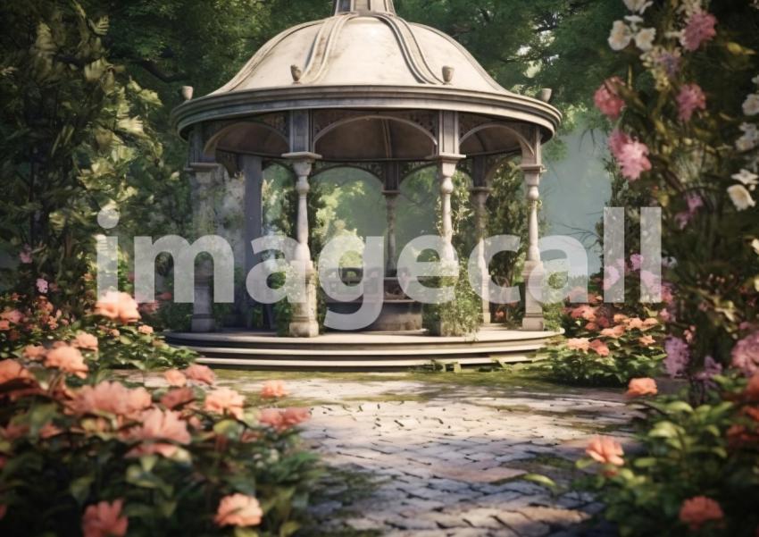 A174 Fantasy Garden Gazebo   Landscape (6)