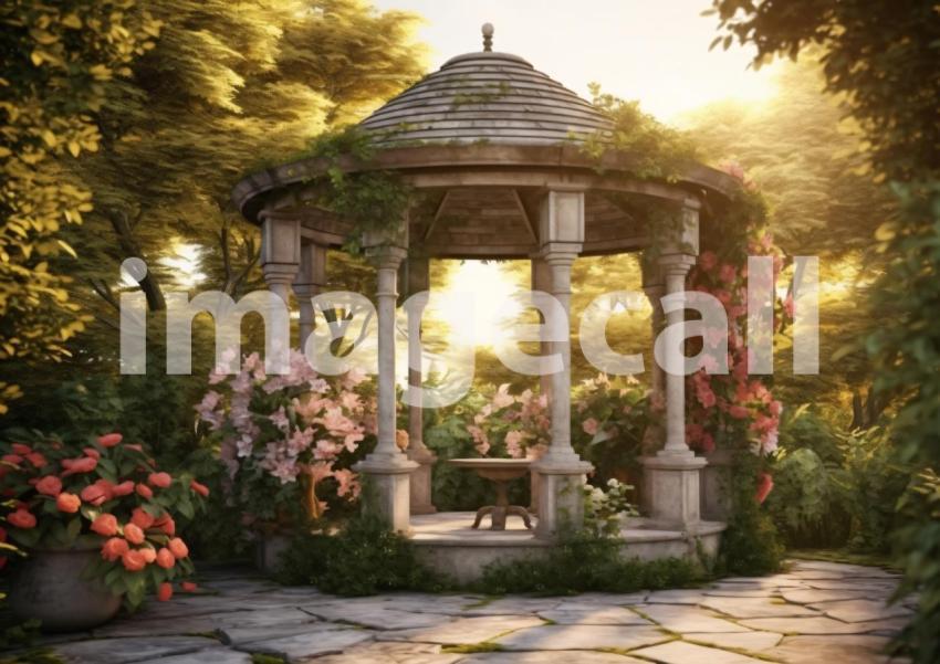 A174 Fantasy Garden Gazebo   Landscape (12)