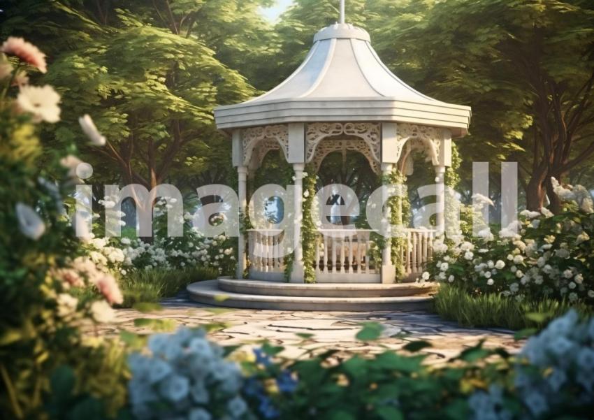 A174 Fantasy Garden Gazebo   Landscape (1)