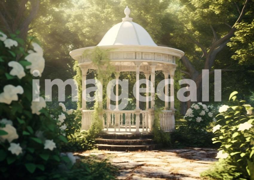 A174 Fantasy Garden Gazebo   Landscape (7)