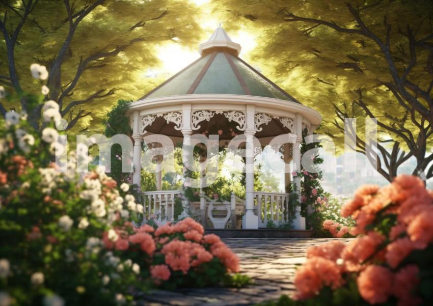 A174 Fantasy Garden Gazebo   Landscape (4)