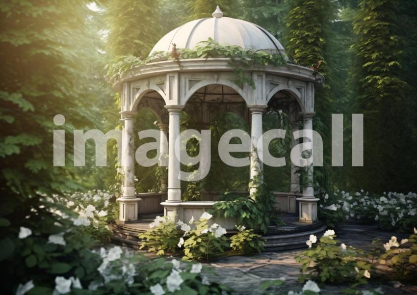 A174 Fantasy Garden Gazebo   Landscape (10)