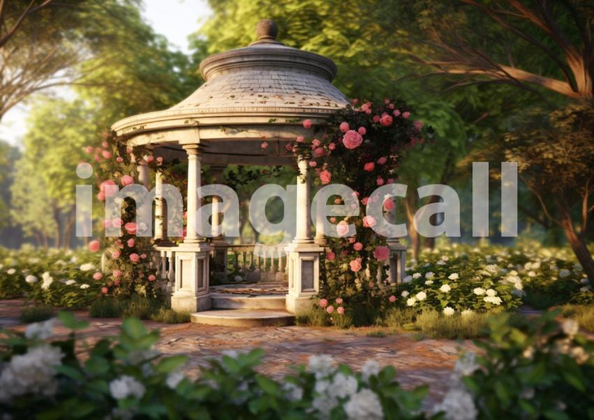 A174 Fantasy Garden Gazebo   Landscape (2)
