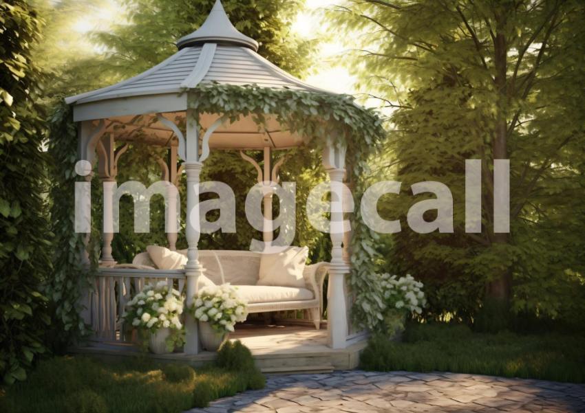 A174 Fantasy Garden Gazebo   Landscape (9)
