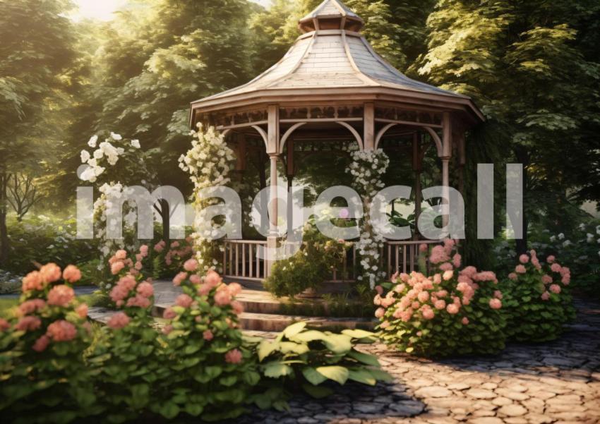 A174 Fantasy Garden Gazebo   Landscape (11)