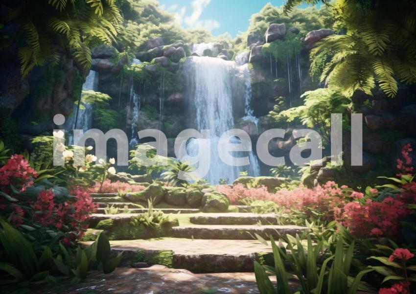 A172 Enchanted Waterfall   Landscape (7)
