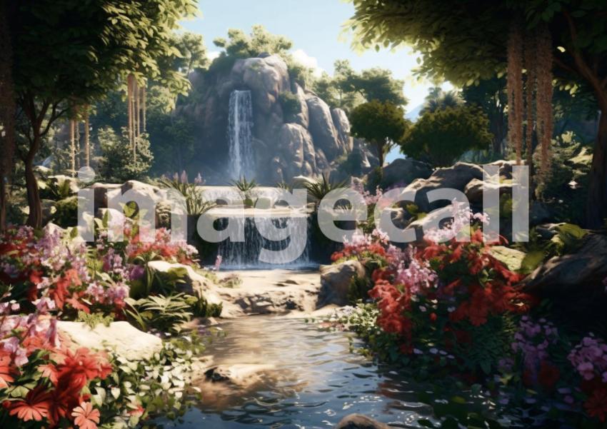 A172 Enchanted Waterfall   Landscape (6)