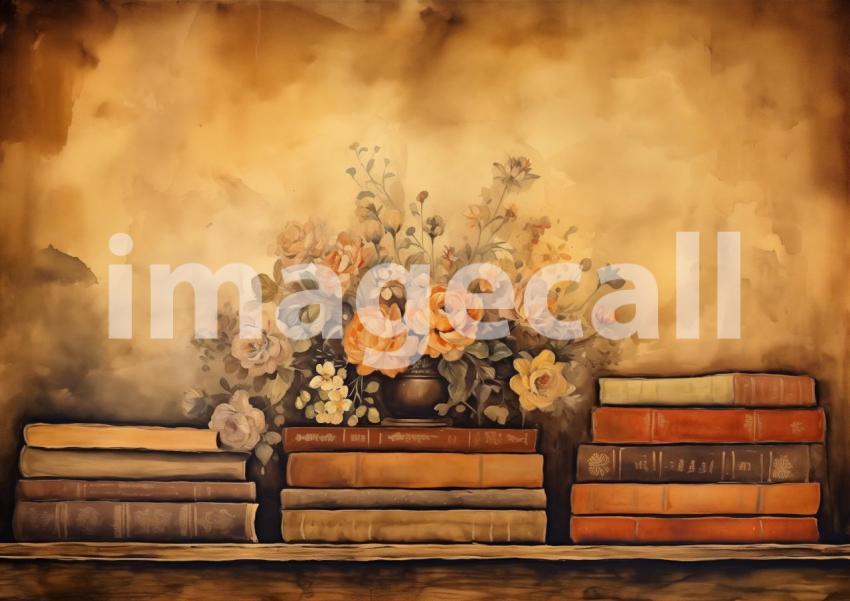 2 Literary Florals Junk Journal Papers JP20625