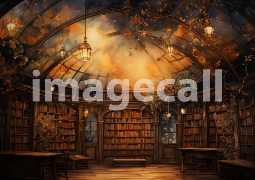 1 Magic Library Junk Journal Papers JP20628