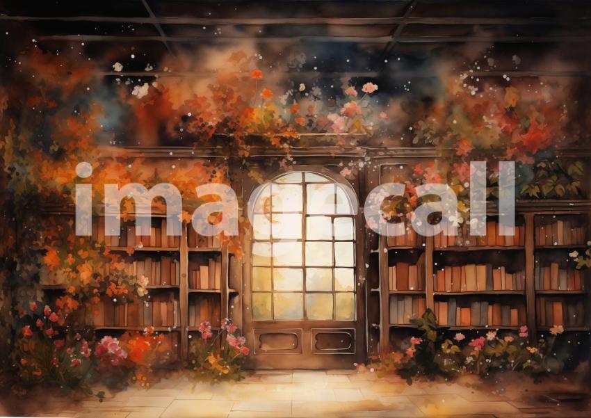 6 THE LIBRARY 2 Junk Journal Papers JP20639