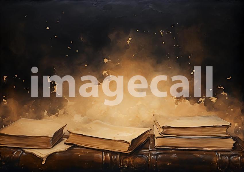 4 Vintage Books 6 Junk Journal Papers JP20644