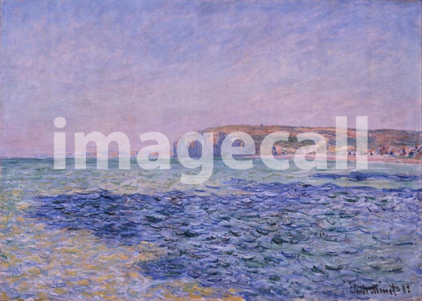 Shadows on the Sea  The Cliffs at Pourville (1882)