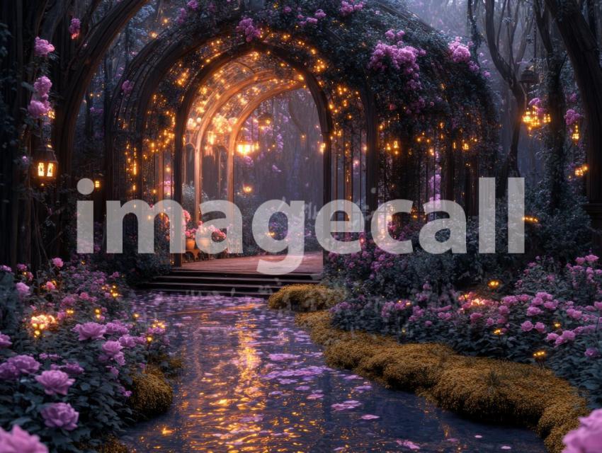 FN0009   Enchanted Rivendell Conservatory (5)  Destiny Backdrops