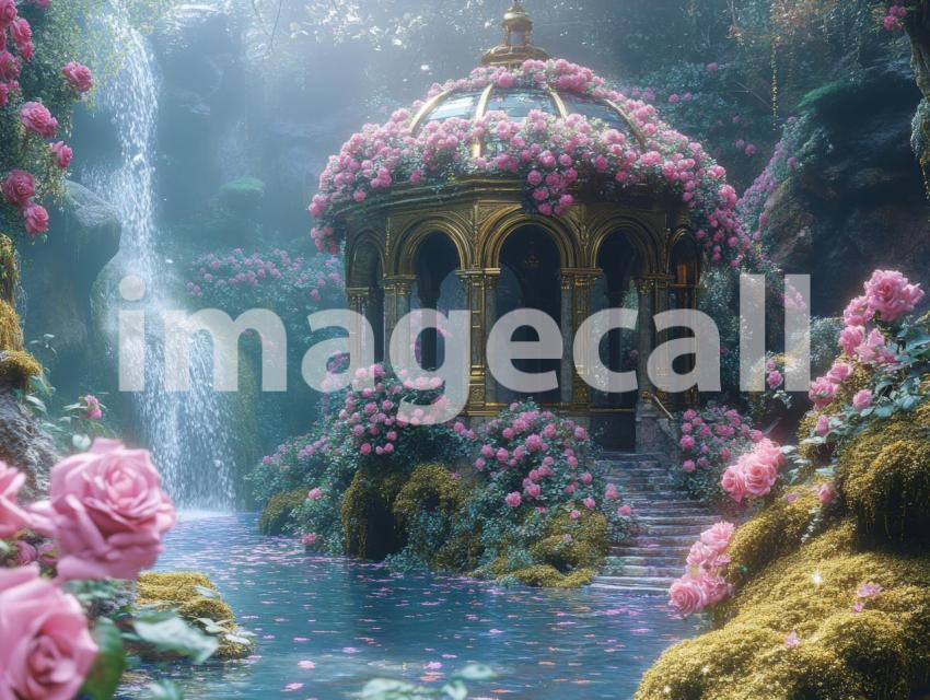 FN0009   Enchanted Rivendell Conservatory (20)  Destiny Backdrops