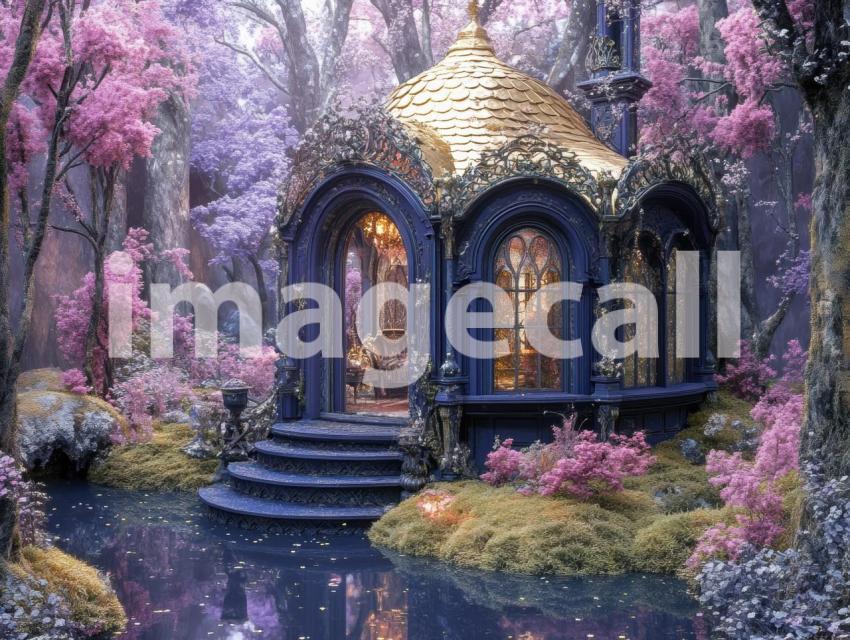 FN0009   Enchanted Rivendell Conservatory (18)  Destiny Backdrops