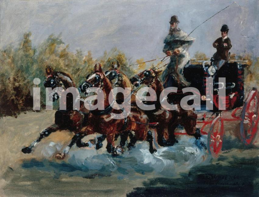 Nice, souvenir de la promenade des Anglais (1880)