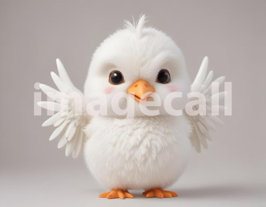 Isolated on white or black background cute Characters (794)