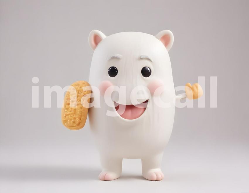 Isolated on white or black background cute Characters (2819)