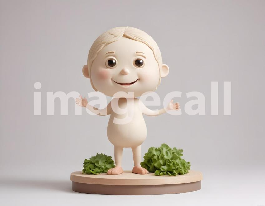 Isolated on white or black background cute Characters (3603)