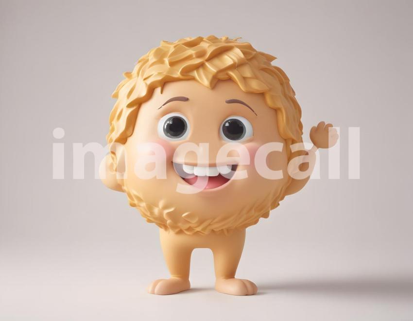 Isolated on white or black background cute Characters (3908)