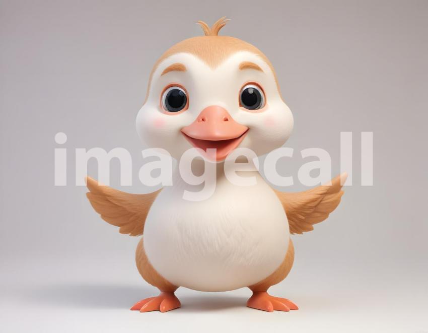 Isolated on white or black background cute Characters (4438)