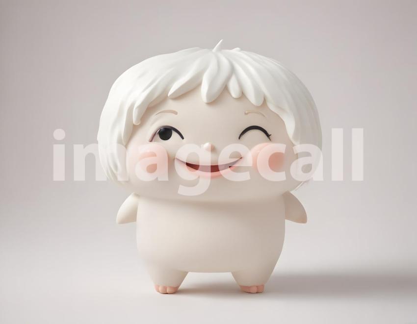 Isolated on white or black background cute Characters (4571)