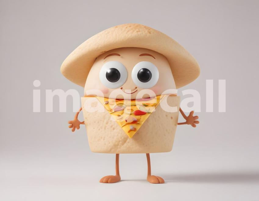 Isolated on white or black background cute Characters (4618)