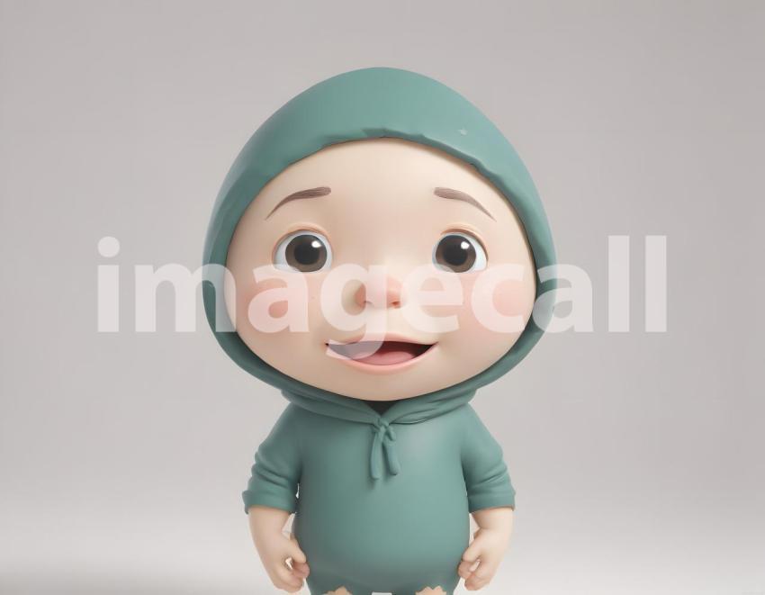 Isolated on white or black background cute Characters (4644)