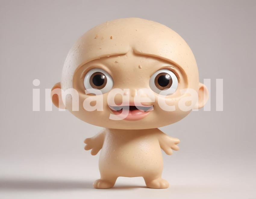 Isolated on white or black background cute Characters (5447)