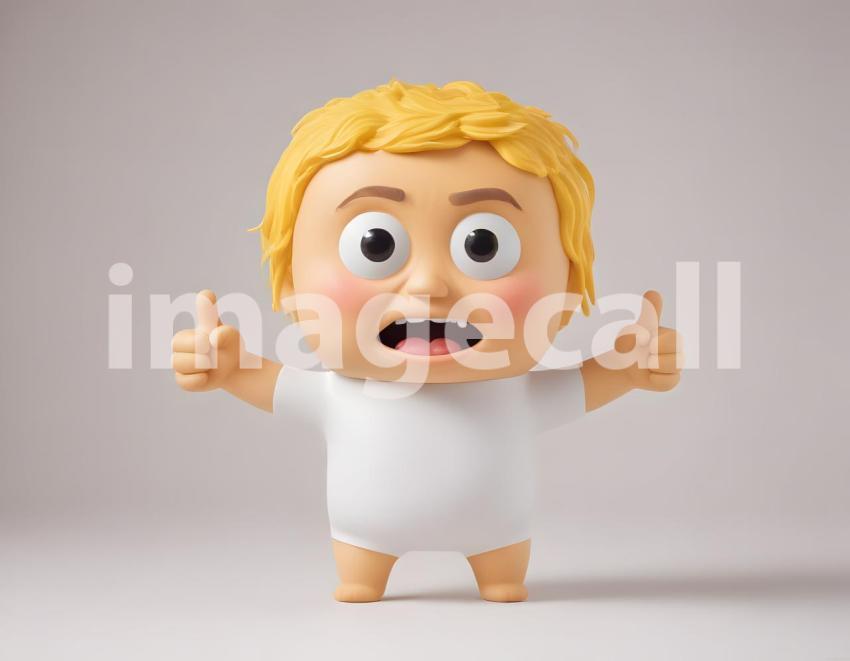 Isolated on white or black background cute Characters (5517)