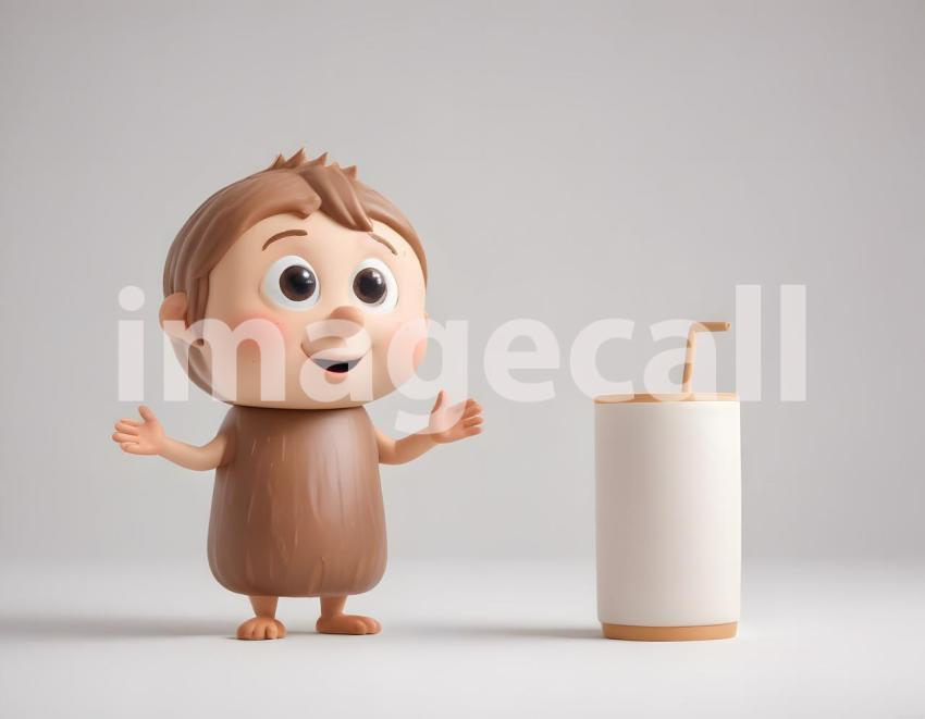 Isolated on white or black background cute Characters (5610)